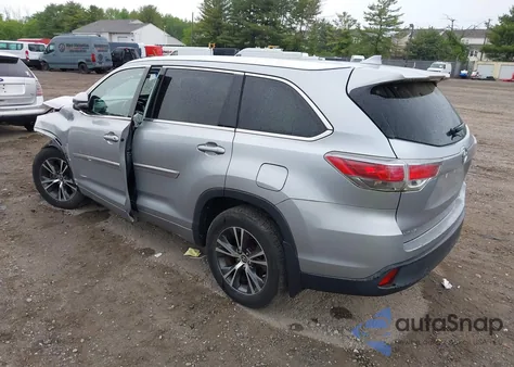 2016 Toyota Highlander Xle V6 z USA, uszkodzony, nr VIN 5TDJKRFH7GS321461